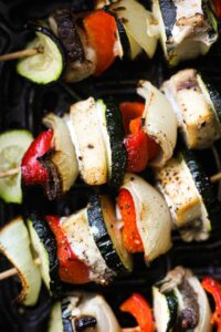 Air fryer swordfish kebabs - Berry&Maple