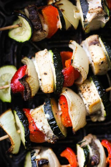 cooking fish kebabs in air fryer