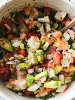 featured image of mexican ceviche in the bowl