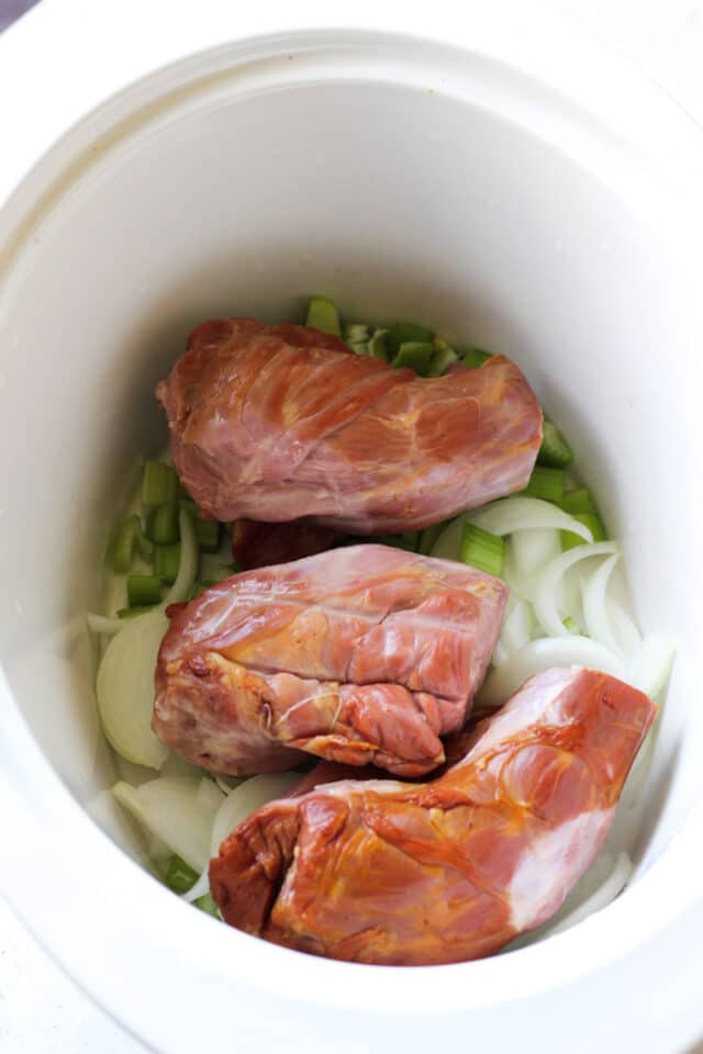 Smoked Turkey Necks in Crock Pot Berry&Maple