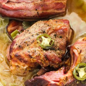 smoked turkey necks in crock pot with jalapeno