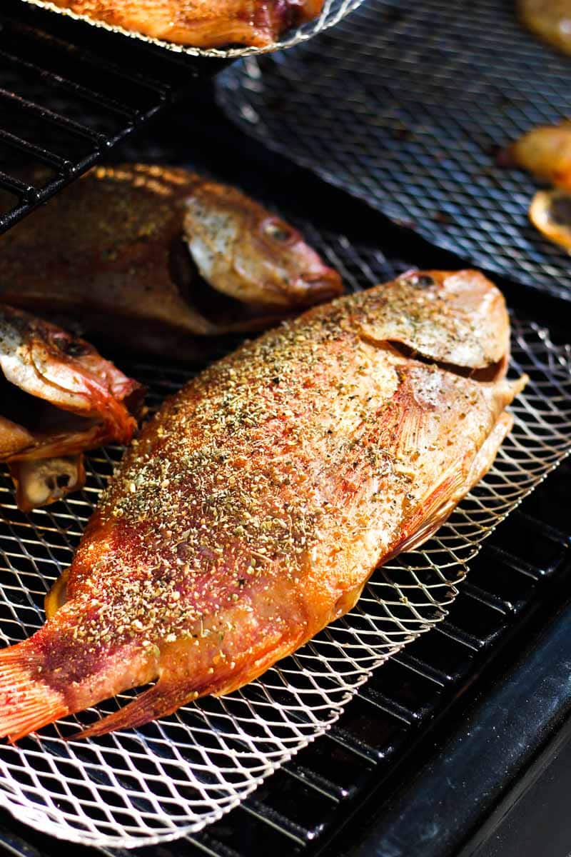 smoked whole fish in traeger