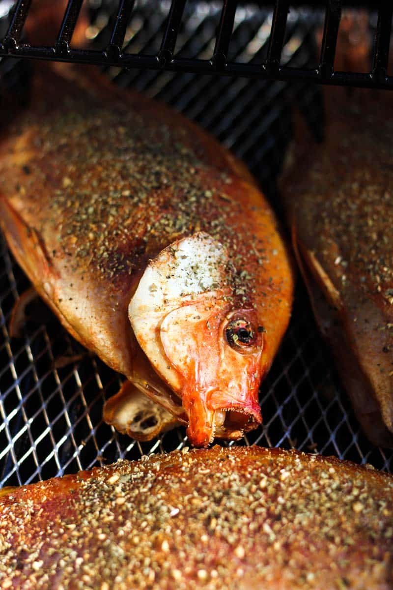 smoked whole tilapia