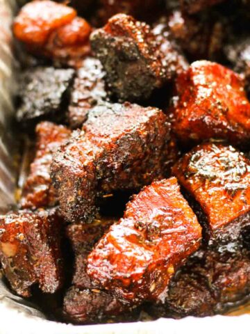smoked pork burned ends