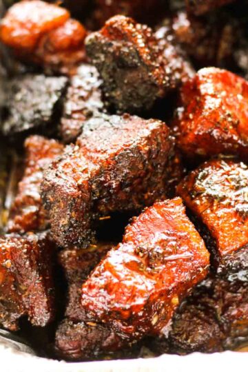 smoked pork burned ends