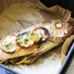 air fryer whole fish with lemon