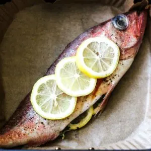 raw whole fish in air fryer