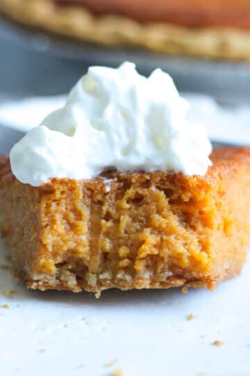 sweet potato buttermilk pie piece