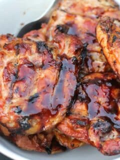 smoked chicken thighs