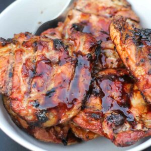 smoked chicken thighs