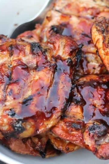 smoked chicken thighs