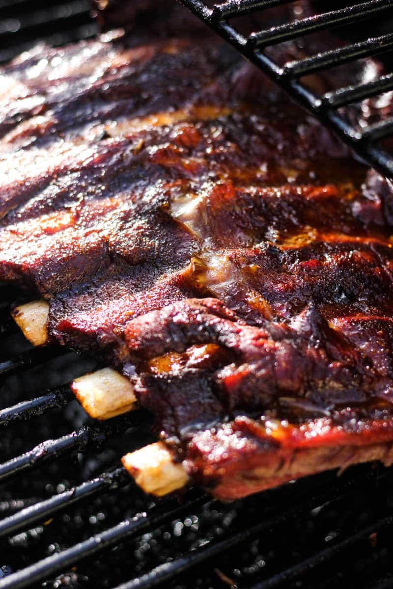 smoked bison ribs