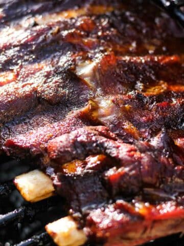 smoked bison ribs