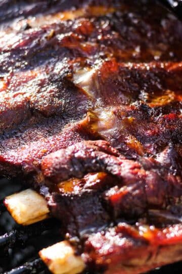 smoked bison ribs